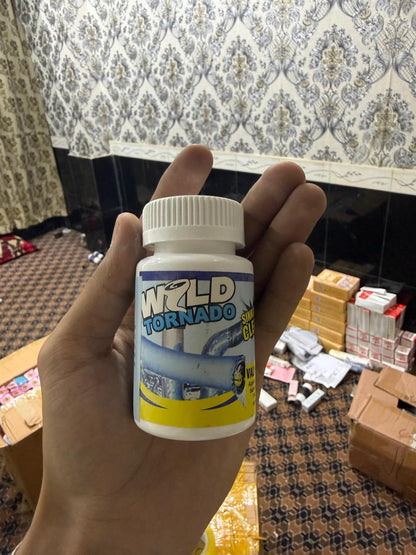 Wild Tornado Powerful Sink & Drain Cleaner – High-Efficiency Clog Remover Powder for Kitchen, Bathroom, and Pipes